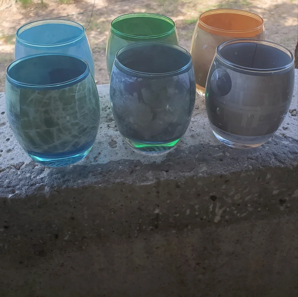 Star Wars glasses A set of 5